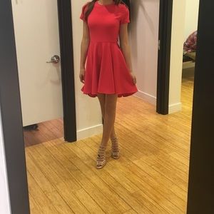 Express High low pink dress